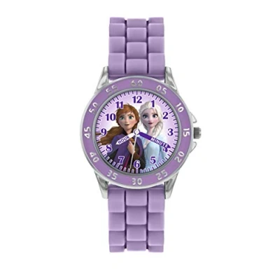 Image of Disney Girl&#039;s Analog Quartz Watch with Silicone Strap FZN9505