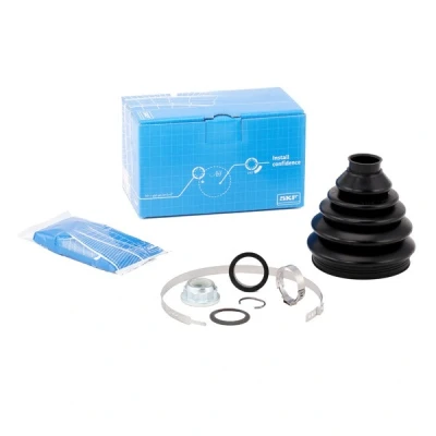 Image of 1J0407285A, 1K0498203A CV Boot SKF VKJP 3107 113mm Thermoplast AUDI: TT Coupe, A3 Hatchback, Roadster, VOLKSWAGEN: GOLF 4, Bora Saloon, 6