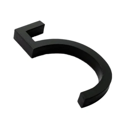 Image of 8CM Modern House Number, Self adhesive Numbers Mailbox Numbers, Street Home Address Number Door Apartments Office, Easy Install (Number 5)