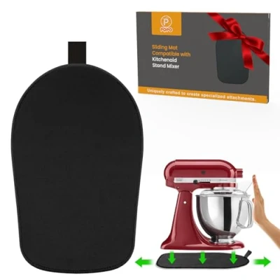 Image of Sliding Mat for Kitchen aid Stand Mixer, Slider Compatible with 4.5 5Qt Mixer Accessories