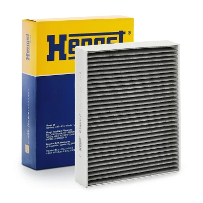 Image of 6758310000 Pollen Filter HENGST E2991LC Activated Carbon 249mm 198mm 41mm BMW: 4 Coupe, 1 Hatchback, 3 Touring