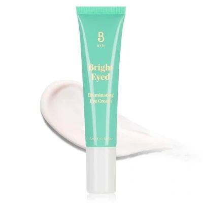 Image of BYBI Beauty Bright Eyed Vegan Eye Cream Anti Aging &amp; Hydrating Reduce Dark Circles Puffiness Hyaluronic Acid, Arnica Green Algae 15ml