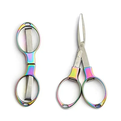 Image of KnitPro The Mindful Collection Rainbow Folding Scissor 1 Piece
