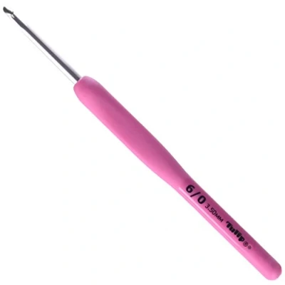 Image of Tulip Etimo Rose Crochet Hook Size 6/3.5mm,Pink