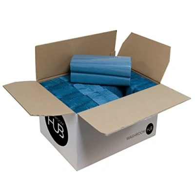 Image of Washroom Hub 2400 Pack C Fold Paper Towels Green/Blue Ultra Absorbent Fit Wide Range of Hand Towel Dispensers (Blue)