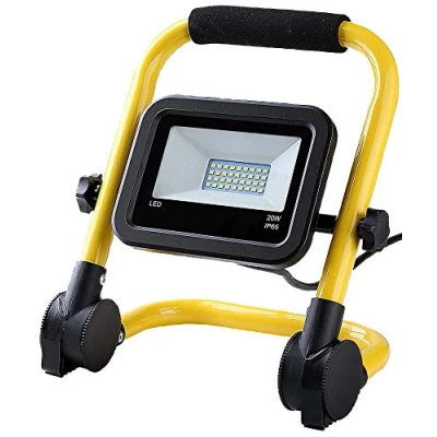 Image of Ex Pro 20W 1500LM LED Work Light IP65 Waterproof 6000K Daylight White Lamp with Foldable Frame for Workshop Outdoor Home Garage Job Site