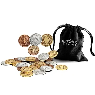 Image of Go On Board Metal Coins: The Witcher: Old World Accessory