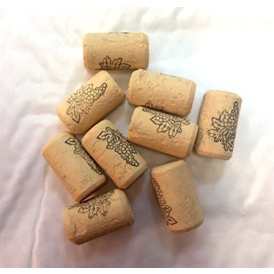 Image of 100 New Quality Straight Vine Design Corks for Wine Home WINEMAKING