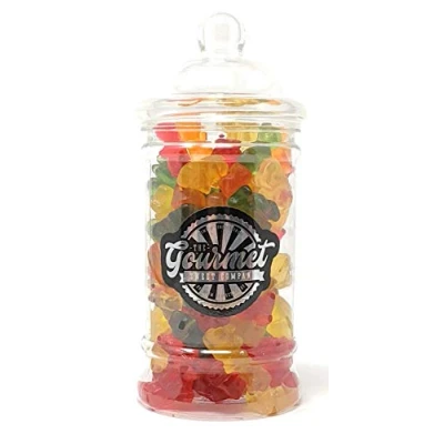 Image of Teddy Bears Victorian Gift Jar by The Gourmet Sweet Company