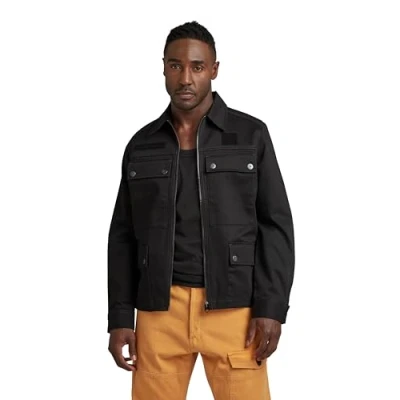 Image of G STAR RAW Men&#039;s 4 Pocket Zip Jacket, black (dk D22941 C900 6484), XXL
