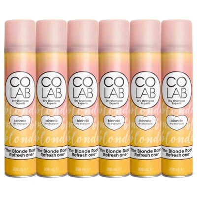 Image of COLAB Blonde Dry Shampoo, Pack of 6, 200ml Shampoo for Hair