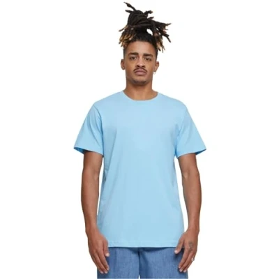 Image of Build Your Brand Men&#039;s T Shirt Round Neck, Baltic Blue, XL