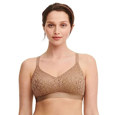 Image of Chantelle Women&#039;s Norah Supportive Wirefree Bra, Opaque, Coffee Latte, 38C