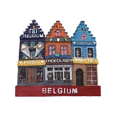 Image of Belgium 3D Refrigerator Magnet Tourist Souvenirs Resin Magnetic Stickers Fridge Home &amp; Kitchen Decoration from China