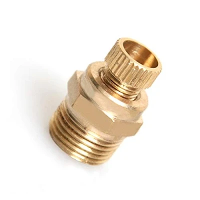 Image of BE TOOL Compressor Drain Valve, 2pcs Valve Brass Tone Water for Air PT(1/2&quot;)