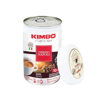 Image of Kimbo Espresso Napoletano Ground Coffee 250g Tin