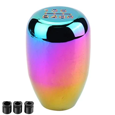 Image of EBTOOLS Gearstick Knobs Gear Shift Knob, 6 Speed Car Universal Modification Metal Manual Knob Head Shifter (Colored)