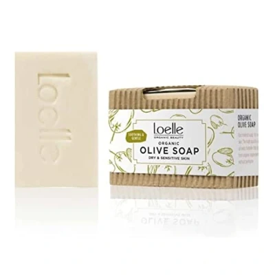 Image of Loelle Organic Olive Oil Soap Made with Natural Ingredients Solid Soaps for Body, Face and Hair Facial Cleanser Sensitive Skin, in Morocco (75g)