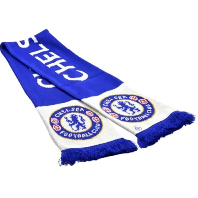 Image of Chelsea FC Official Football Gift Scarf A Great Christmas/Birthday Idea For Men And Boys