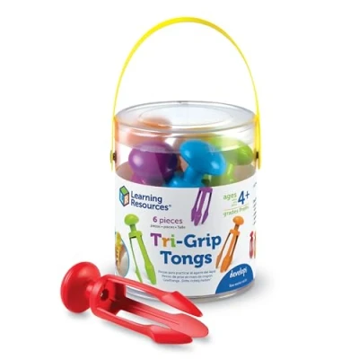 Image of Learning Resources LER2964 Tri Grip Tongs