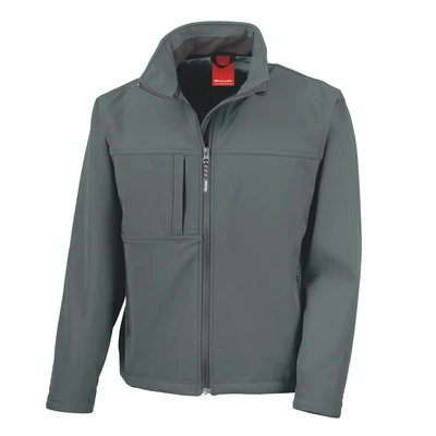 Image of Result R121A Classic Soft Shell Jacket Grey, Medium