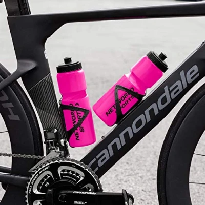 Image of Net World Sports Water Bottles [750ml] BPA Free Plastic (Pink, Pack of 20)