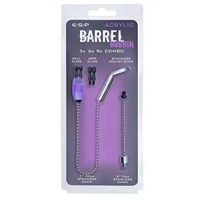 Image of ESP Barrel Bobbin Kit All Colours Isotopes Metal Head: Purple