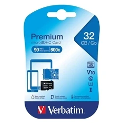 Image of Verbatim MicroSDHC Class 10 32GB Memory Card 44013
