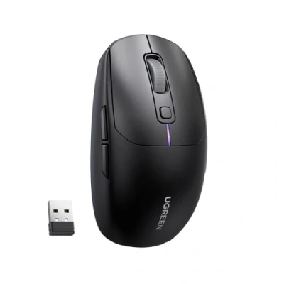 Image of UGREEN Rechargeable RGB Bluetooth Gaming Mouse Wireless with 5K DPI Sensor, 6 Programmable Buttons, Ultralight, USB PC Compatible Laptop Computer Windows 11 macOS Linux