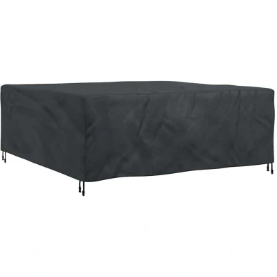 Image of vidaXL Outdoor Furniture Cover Black 210 x 200 70 cm 600D