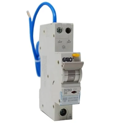 Image of Garo Diamond 6A RCBO B Curve Type A 30mA 2 Pole 1 Module DCBOGRB06