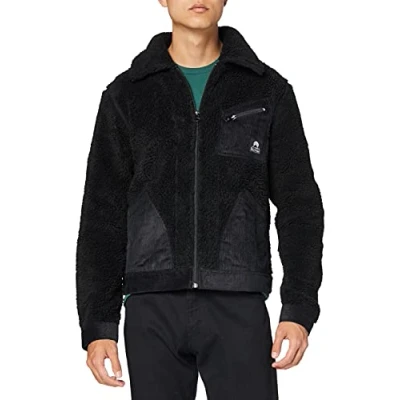 Image of Kings of Indigo Men&#039;s Sanjo Jacket, Black (Black Sherpa 6908), Medium