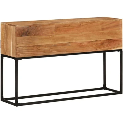 Image of vidaXL Console Table 120x30x75 cm Solid Acacia Wood