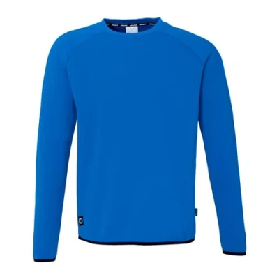 Image of uhlsport ID Sweatshirt without Hood for Children and Adults Football Sweatshirt, azure blue, M
