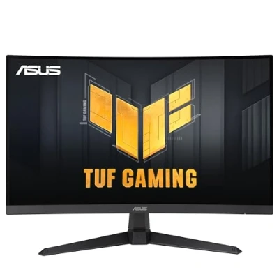 Image of ASUS TUF Gaming VG27VQM1B 27&quot; Widescreen VA Black Multimedia Curved Monitor (1920x1080/1ms/HDMI/DisplayPort)