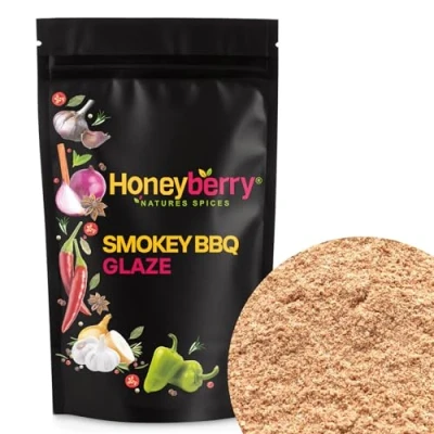 Image of Smokey BBQ Glaze 200g Rubs and Seasoning for Meat Chicken Beef Pork Lamb Fish Burger Sausage Cheese Vegetable Tofu All Purpose Dried Spices Powder Blend Mixed Barbecue Rub Grill Marinade