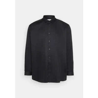 Image of JACK &amp; JONES Men&#039;s Jprblacardiff Shirt L/S Ps Noos, Black/fit: Loose fit, 2XL