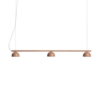 Image of Northern Blush LED pendant light, 3 bulb, round