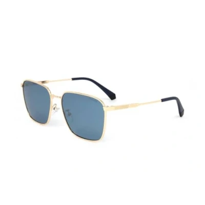 Image of Polaroid PLD 4120/g/s/x Sunglasses, LKS/XN Gold Blue, One Size