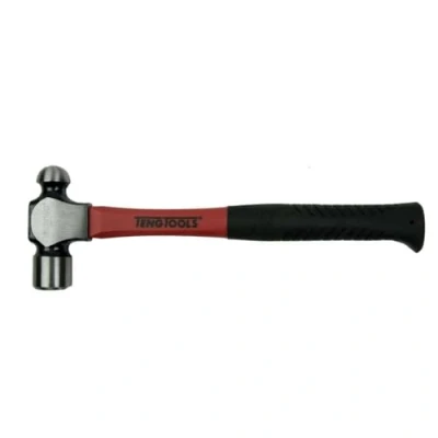 Image of Title change to:Teng 12 Ounce Ball Pein Hammer with Fibreglass Shaft Handle HMBP12