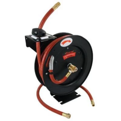 Image of Toolzone 3/8" x 50ft Retractable Air Hose On Reel