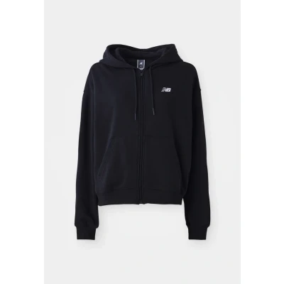 Image of New Balance Sport Essentials FULL ZIP Zipup sweatshirt, Women&#039;s, Size: Large, Black