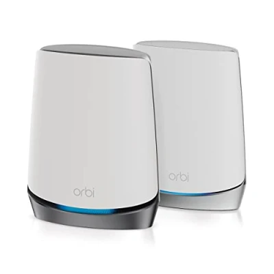 Image of NETGEAR Orbi NBK752 5G Router WiFi 6 Mesh System with 1 Satellite Extender Coverage up to 5,000 sq. ft, 40 Devices AX4200 (Up 4.2Gbps)