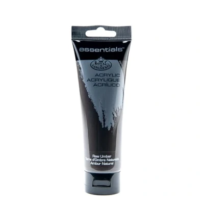 Image of Royal &amp; Langnickel RAA 144 Essentials 120ml Acrylic Paint Raw Umber