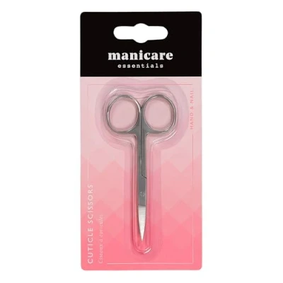 Image of Manicare Cuticle Scissors, Precision Curved Blades, Quality Surgical Grade Japanese Stainless Steel, Home And Professional Trimming Of Cuticles, Long Lasting Sharp Scissors For Manicure Pedicure