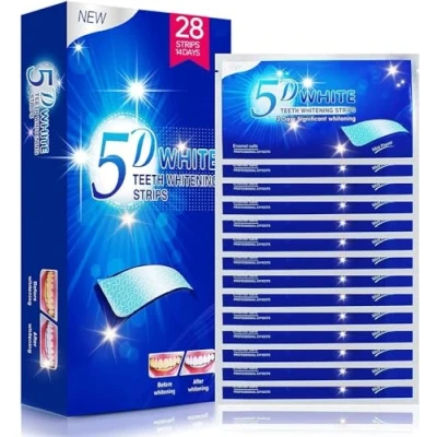 Image of Teeth Whitening Strips, Tooth Kits, at Home Strips,Sensitive Strips Whitener 14 Packs 28 Pcs