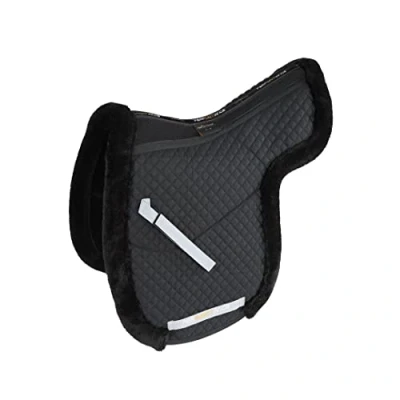 Image of Shires Performance Fully Lined Numnah 17 18&quot; Black