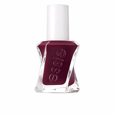 Image of essie Gel Couture Longlasting High Shine, No UV Lamp Required, Nail Polish, Dark Burgundy Red Colour, Shade 370 Model Clicks, 13.5 ml (Pack of 1)