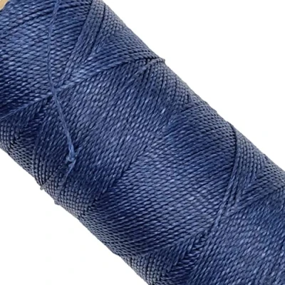 Image of Linhasita Waxed Thread 100 g / 170 m Polyester 1 mm Thick Macrame, 30 Colours navy