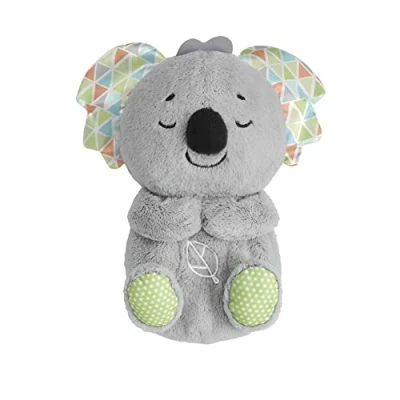 Image of Fisher Price Soothe ‘n Snuggle Koala, plush sound machine baby toy with realistic breathing motion, HBP87